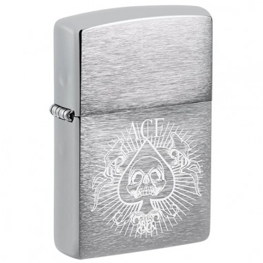 SPADE SKULL DESIGN-ZIPPO