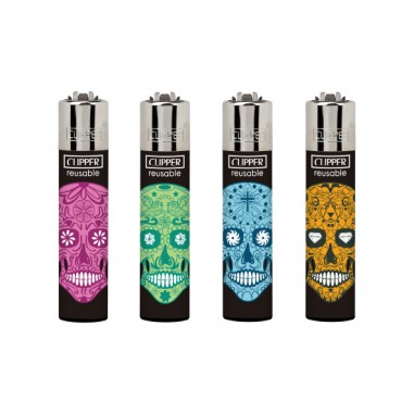 ENCENDEDOR DISPLAY MEXICAN SKULLS 4...