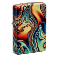 COLORFUL SWIRL PATTERN-ZIPPO