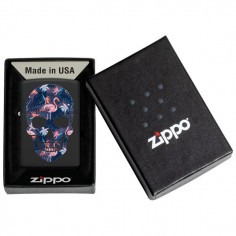 FLAMINGO SKULL DESIGN-ZIPPO