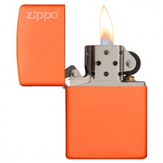 ORANGE MATTE-ZIPPO 2