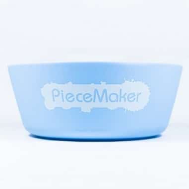 MUNCHIE BOWL SILICONA CELESTE-PMG