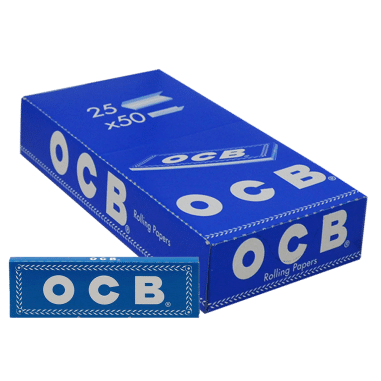 PAPELILLO AZUL SIMPLE DISPLAY 25U 1-OCB