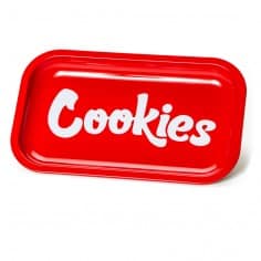 METAL ROLLING TRAY RED...