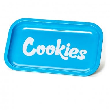 METAL ROLLING TRAY BLUE MEDIUM-COOKIES